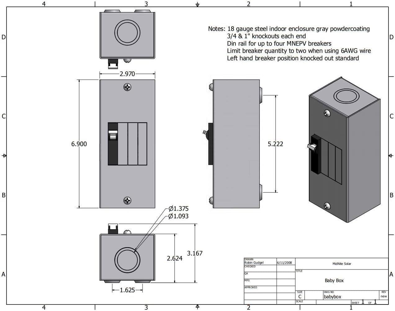 MidNite Solar Baby Box