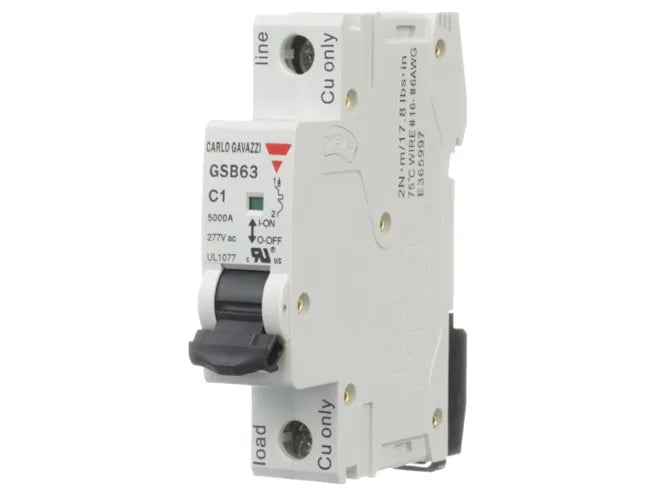 1-Pole Carlo Gavazzi AC Breaker (GSB631PC3)