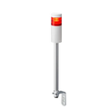 Patlite LR5-101LJNW-R 50mm, 1-Tier, 12VDC, Pole Mount/Cable, No Flashing/Buzzer, Off-White