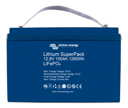 Victron Lithium SuperPack 12,8V/100Ah (M8) High Current [BAT512110710]