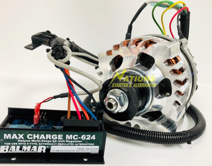 Dual Alternator Kit for 2023-up 2.0L Mercedes Sprinter Vans with Wakespeed Regulator & Van Harness