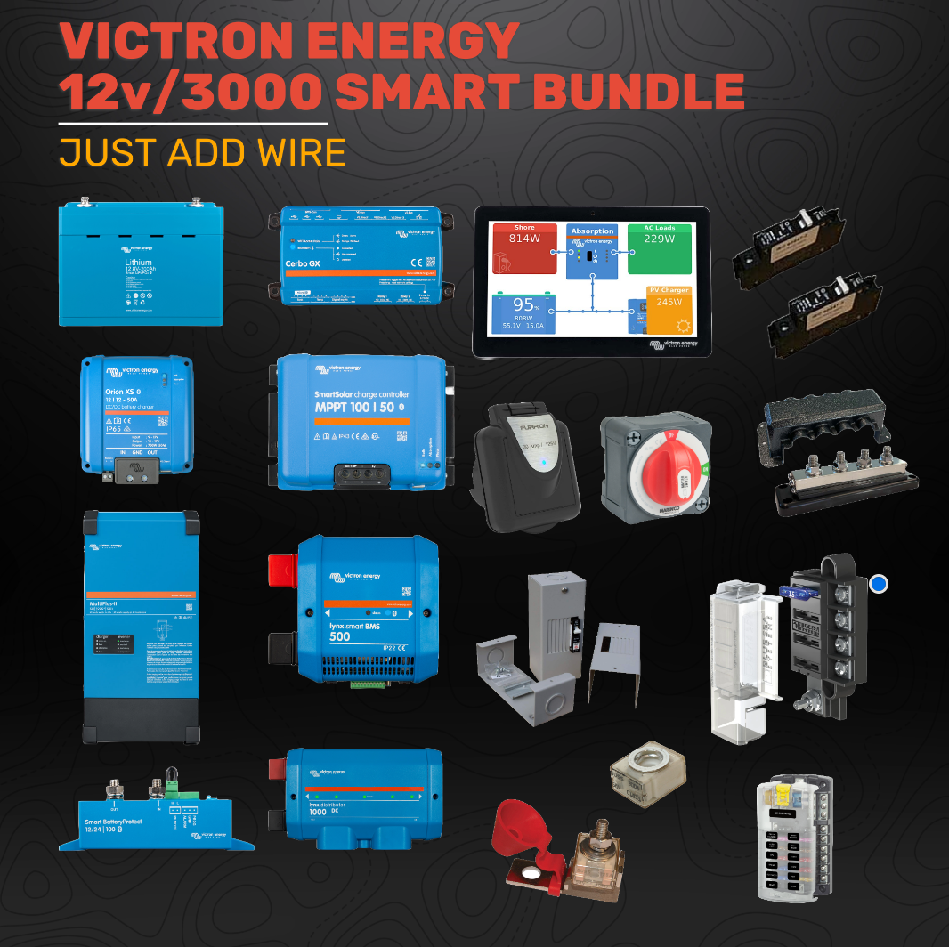 Victron Energy 'Just Add Wire' Smart Bundle - 12v / 3000w