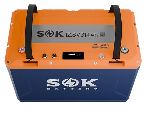 SOK Battery SK12V314PH | 12V314Ah Battery, Built-in heater & Bluetooth, Victron CAN Comms