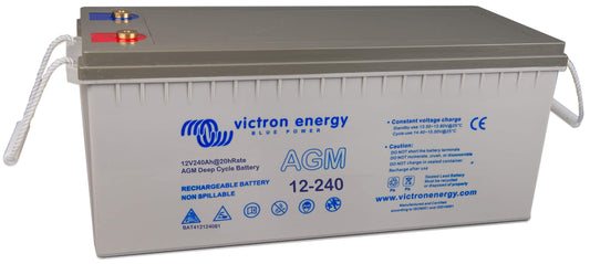 Victron 12V/240Ah AGM Deep Cycle Batt. (M8) [BAT412124081]