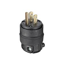 15 Amp 125-Volt Rubber Grounding Plug (R60-515PR-000)