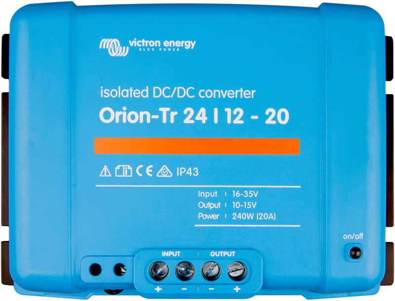 Victron Orion-Tr 24/24-5A (120W) Isolated DC-DC converter [ORI242410110]
